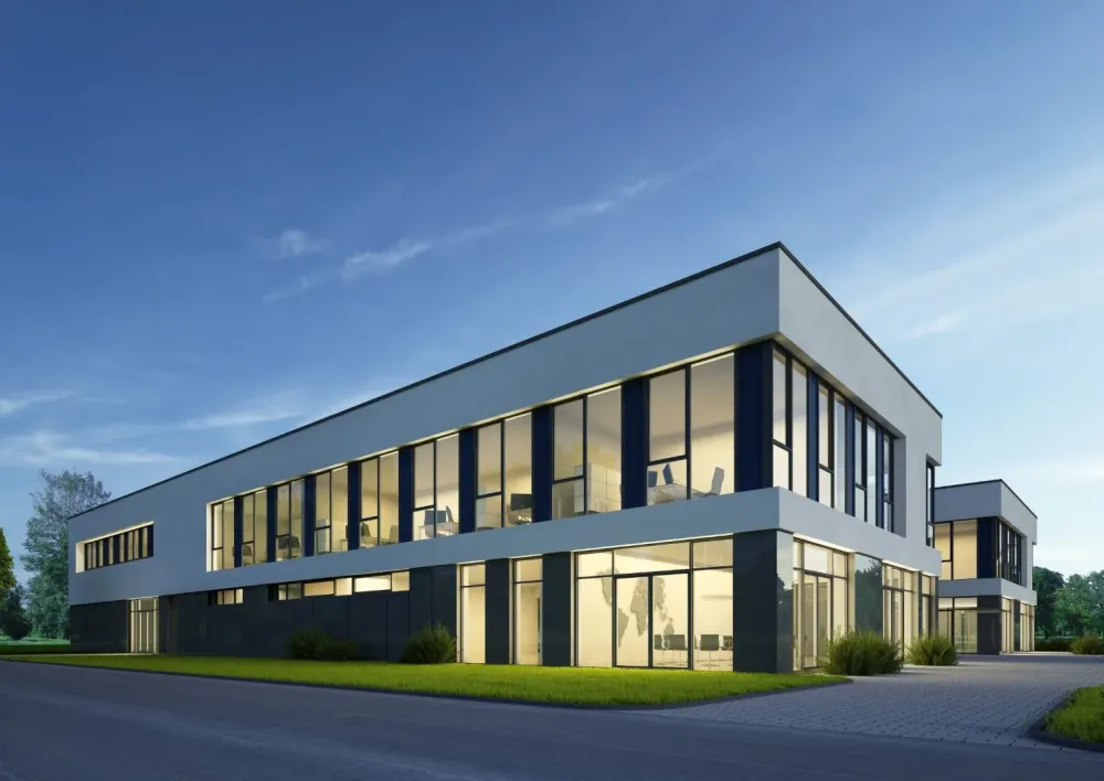 Batiment industriel moderne