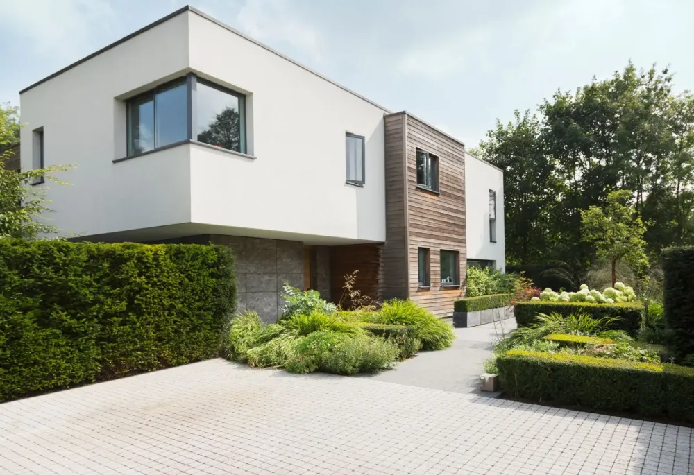 Maison individuel et vegetation